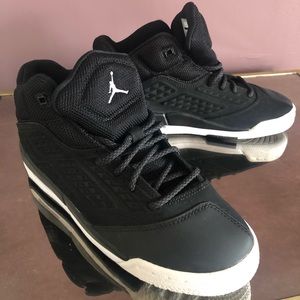 JORDAN black and white sneakers size 4.5Y